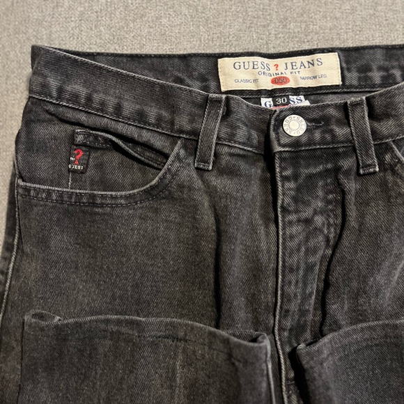 Vintage Guess Classic Fit Narrow Leg Jeans – 30 - Picture 1 of 3